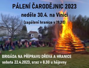 Pálení čarodějnic 30.4.2023 2