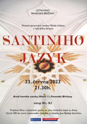 LETNÍ KINO - Santiniho jazyk 23.6. 1