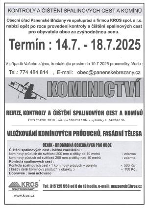 Kontrola komínů a čištění spalinových cest 1